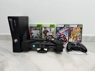 Xbox 360 con Kinect y juegos