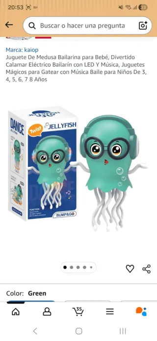 Juguete Medusa Bailarina