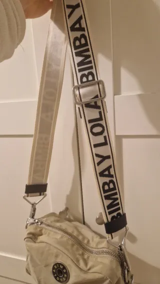 Bolso bandolera Bimba y Lola .Beige