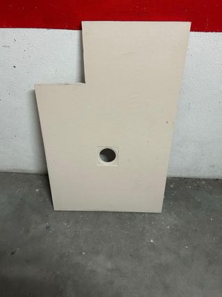 Plato de ducha beige