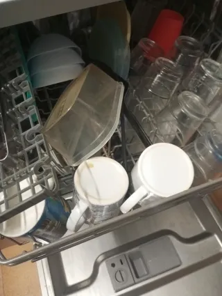 Lavavajillas plateado