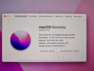 Imac 27 Retina 5K Apple Plata