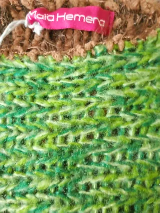 Chaleco de lana patchwork