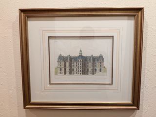 Cuadro Marco Madera Dorado