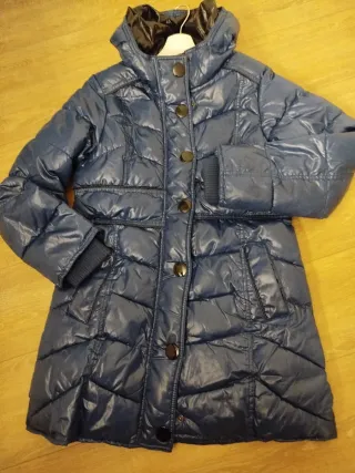 Chamarra acolchada azul