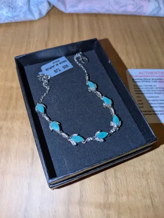 Pulsera Plata Topacios y Esmeraldas
