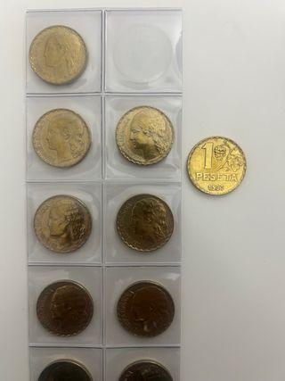 Peseta 1937 - Moneda Española