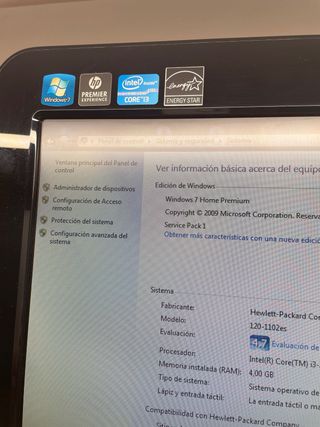 Ordenador HP Todo en Uno Intel Core i3