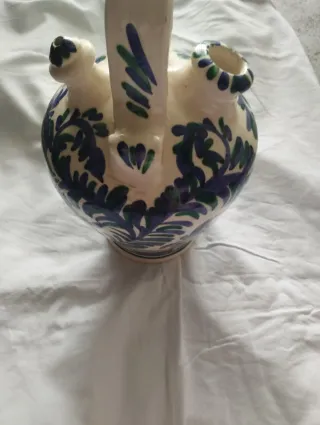 BOTIJO DE CERÁMICA PINTADO A MANO