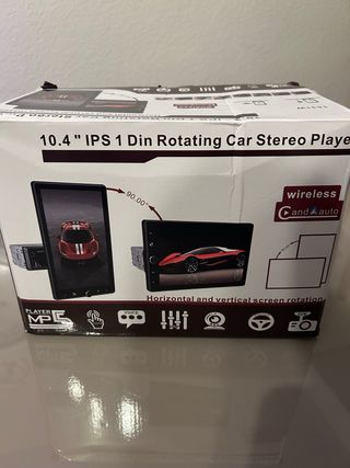 Pantalla Car Play Rotativa con cámara aparcar