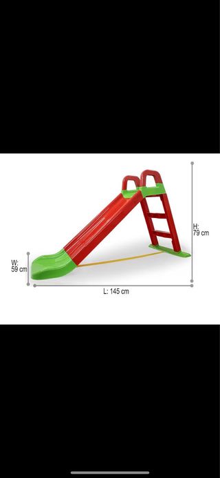 Tobogán infantil rojo Funny Slide