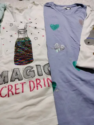 Lote 4 Camisetas Sfera 13-14 años