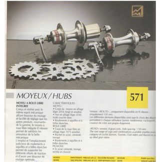 Mavic 571 Platos Piñón Bicicleta