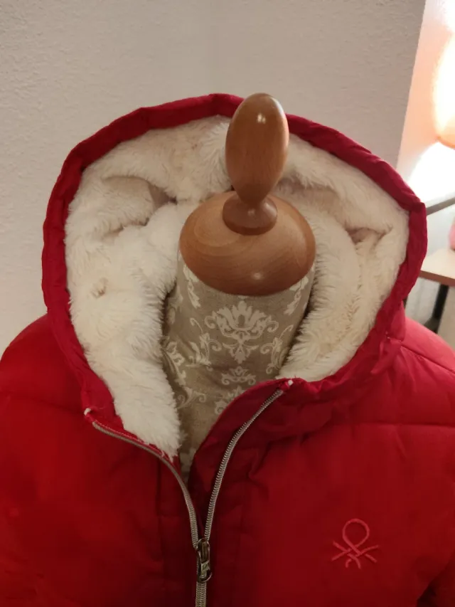 Abrigo Benetton niña talla 10-11