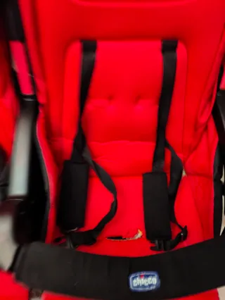 Silla gemelar Chicco roja