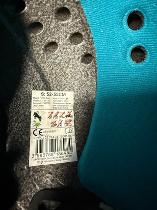 Casco de equitación Fouganza azul