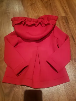 Abrigo Mayoral niña T4 rojo