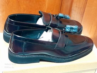 Mocasines de vestir con borlas talla 45