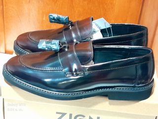 Mocasines de vestir con borlas talla 45