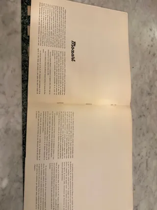 Vinilo Mozart Sinfonía 41 Júpiter