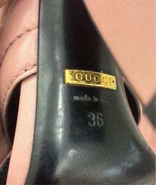 Tacchi Gucci Rosa Chiaro