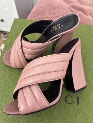 Tacchi Gucci Rosa Chiaro