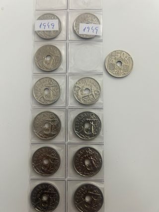 50 céntimos 1949 España
