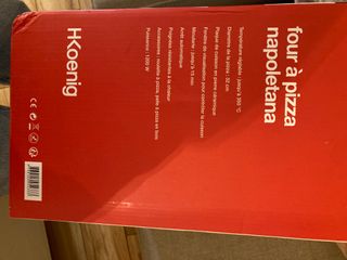 Horno Pizza Eléctrico HKoenig 350°C