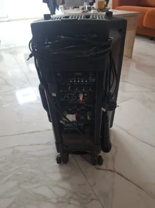 Altavoz profesional negro