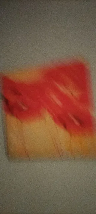 Lámina con marco Dos figuras bajo paraguas