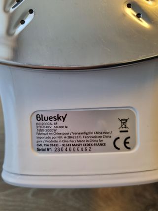 Plancha de vapor Bluesky 2000W