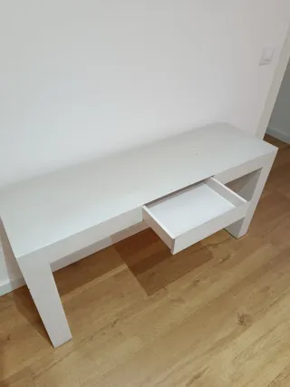 Mueble recibidor blanco madera
