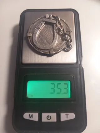 Llavero Plata Moneda 5 Pesetas 1871