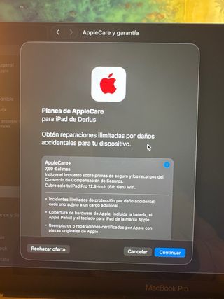 iPad Pro 12.9 6ª Gen(M2)