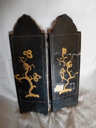 Biombo decorativo de madera