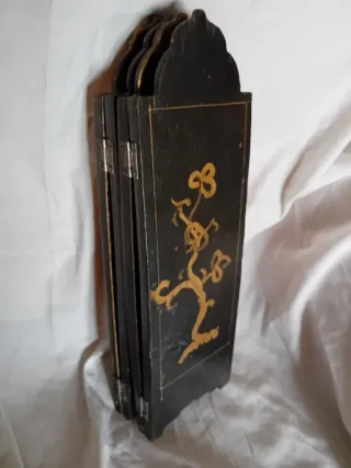 Biombo decorativo de madera