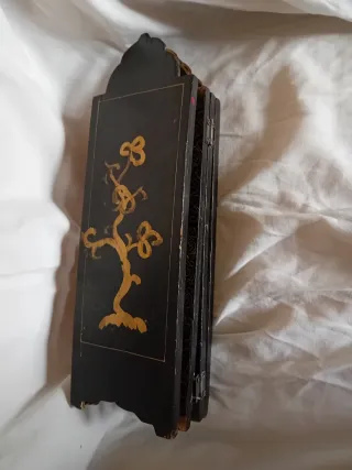 Biombo decorativo de madera