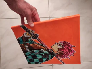 Poster tela Demon Slayer Tanjiro Kamado 25x30 cm