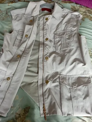 Chaleco Carolina Herrera Beige