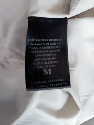 Chaleco Carolina Herrera Beige