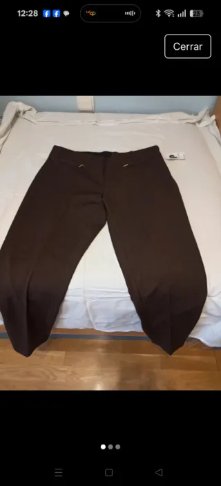 Pantalón vestir marrón