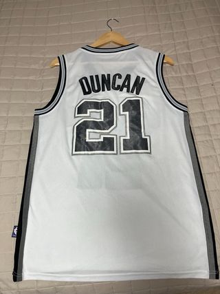 Camiseta Adidas Spurs Tim Duncan #21 Talla M