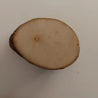 Portacenere in legno dipinto a mano