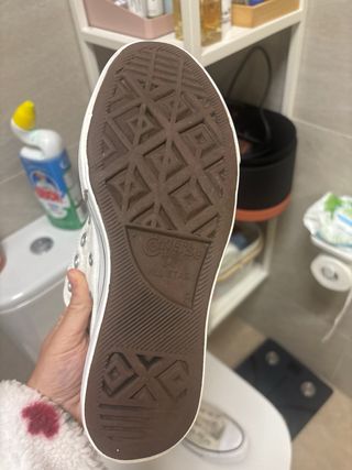 Converse Beige Sin Cordones Nuevos