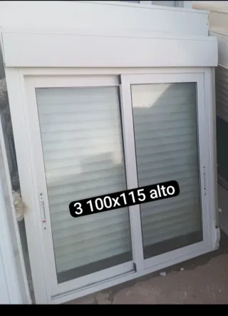 Ventana aluminio corredera 110x126