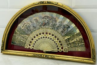 ANTIGUO ABANICO ISABELINO SIGLO XIX
