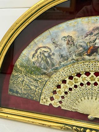 ANTIGUO ABANICO ISABELINO SIGLO XIX