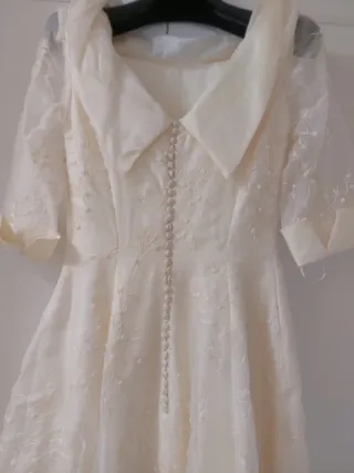 Vestido de Novia Josechu Santana Blanco