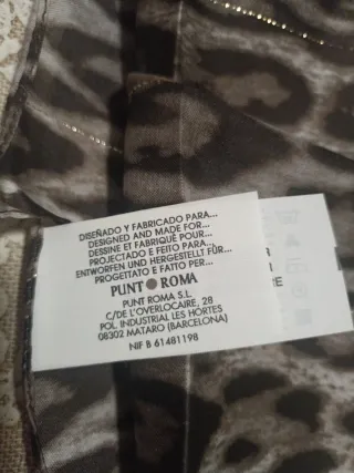 Pañuelo estampado leopardo
