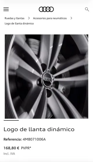 Tapabujes Audi Dinámicos Originales